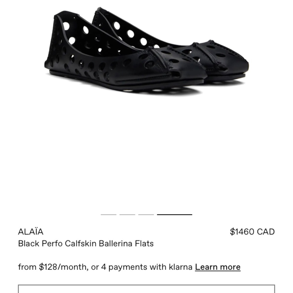 Perfo Calfskin flats